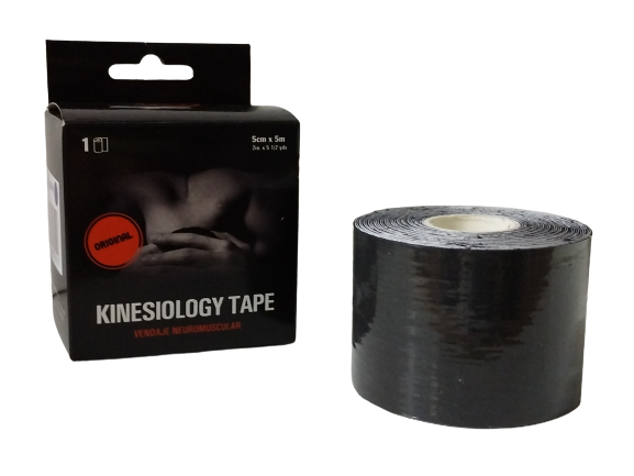 Calvo Kinesiology Tape Black 5cmX5m