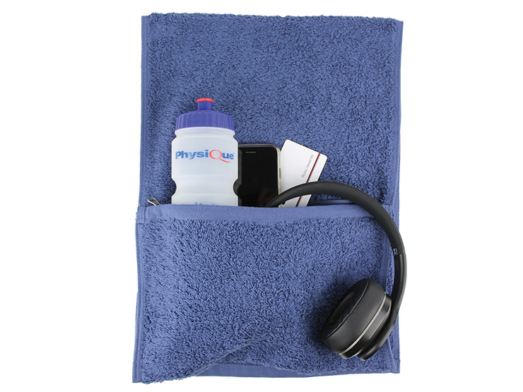 Physique πετσέτα γυμναστηρίου με θήκη με φερμουάρ 002
